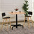 Pair Kerbey Barstools with a 36” square laminate Bistro Table by UPLIFT Desk