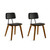 Kerbey Chairs ship in sets of two, reducing packaging waste by shipping together in one box