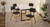 Fit four Kerbey Chairs around a seated height table to create a warm gathering area