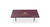 60" x 30" Maroon Texas State University Desktop on Slimline Coffee Table Legs without grommets