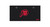 60" x 30" Black University of Utah Desktop with black grommets