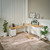 A matching side table keeps your essentials within arm's reach