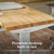 Birch Butcher Block desktop with a durable, scratch-resistant finish