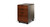 Industrial style 3-Drawer File Cabinet with Greenguard-Gold certified walnut laminate Drawer Fronts