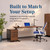 Available in eco-friendly materials designed to complement your workspace