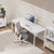 Complete your office with a desk that offers clean lines to match a minimalist aesthetic 