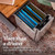 This Deep Desk Drawer can function as a file cabinet when the included file hangers rails are installed
