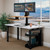 Bamboo E7 Standing Desk Converter shown in standing position