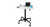 Height Adjustable Bistro Table is available in square, round, and rectangular desktop styles.