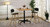 Perfect for lounges, raise the Bistro Table to bar height for elevated seating