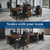 Modular frames and spacious desktops make the 4-Person or 6-Person Table able to grow with your team