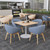 The UPLIFT Cafe Table brings clean, modern style to any breakroom or lounge