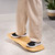 A beautiful, genuine bamboo deck solidly keeps you standing