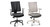 The Clarksville Ergonomic Chair in Black and Fog 