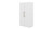 White MoPac Wardrobe with brushed nickel handles