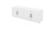  White MoPac Credenza with brushed nickel handles