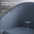 The Rivervue Seating’s channeled upholstery and contoured seat deliver unmatched comfort