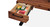 Left side drawer on the Rustic Walnut Solid Wood Narrative Standing Desk