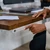 White Advanced Comfort Flush Keypad on an UPLIFT V3 Standing Desk with a Walnut Butcher Block desktop