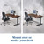 Mount the panels on top or under the desktop for added privacy