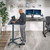 Raising the Nomad Adjustable Workstation creates a standing height workspace wherever you need one