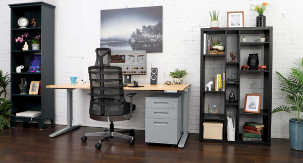 3-Drawer Square File Cabinet by UPLIFT Desk