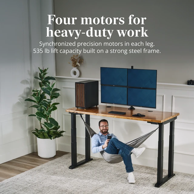 UPLIFT 4-Leg Standing Desk Frame | UPLIFT Desk