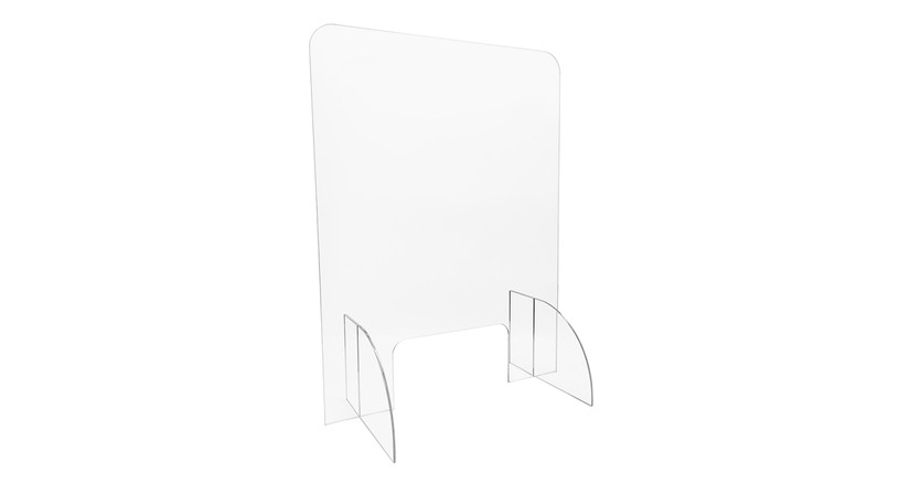 SNEEZE GUARD Acrylic Safety glass Table Desk Checkout counter Shield new M3Z0 