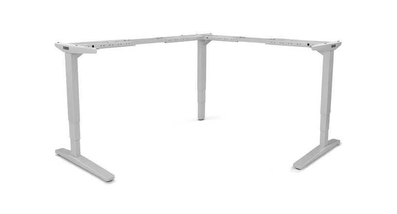 l shaped desk base