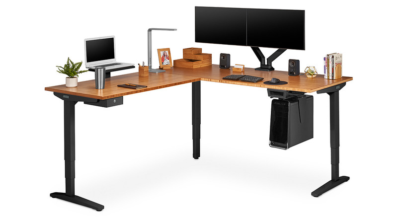 standing curved desk