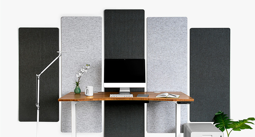 Rectangular Acoustic Wall Panel By Uplift Desk