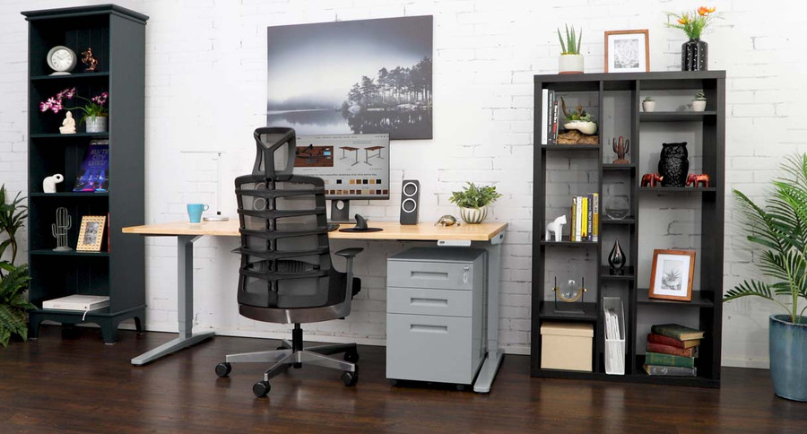 3-Drawer Square File Cabinet by UPLIFT Desk
