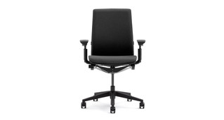 The Think Chair's advanced weight-activated mechanism with a natural fluid motion keeps users oriented to their work