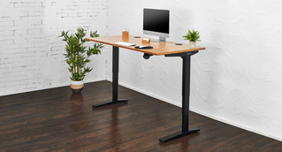 60" x 30" Bamboo Standing Desk