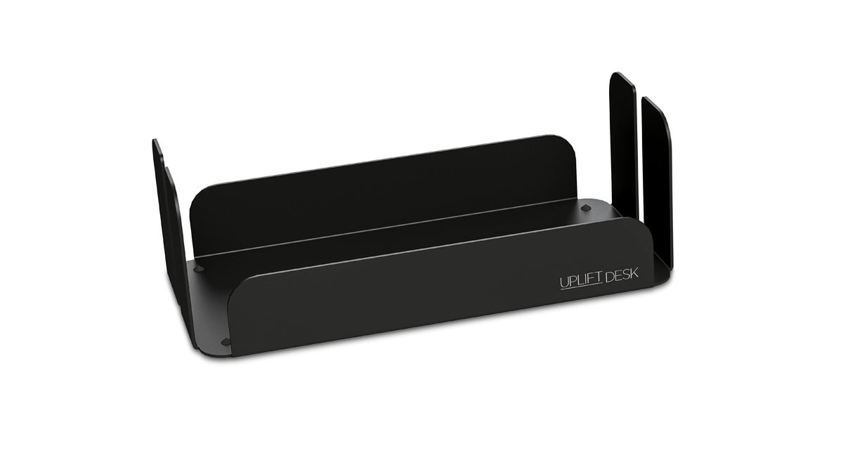 Desktop Acoustic Privacy Panel Holder by UPLIFT Desk