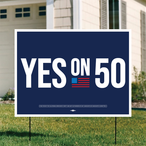 Yes On 50 (24" x 18" Coroplast Yard Sign) Yes On 50 (24" x 18" Coroplast Yard Sign)
