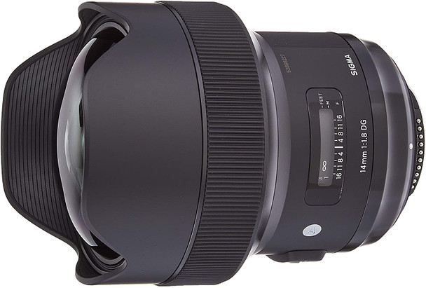 SIGMA 14 mm f/1.8 Art DG HSM Lente para cámaras Nikon