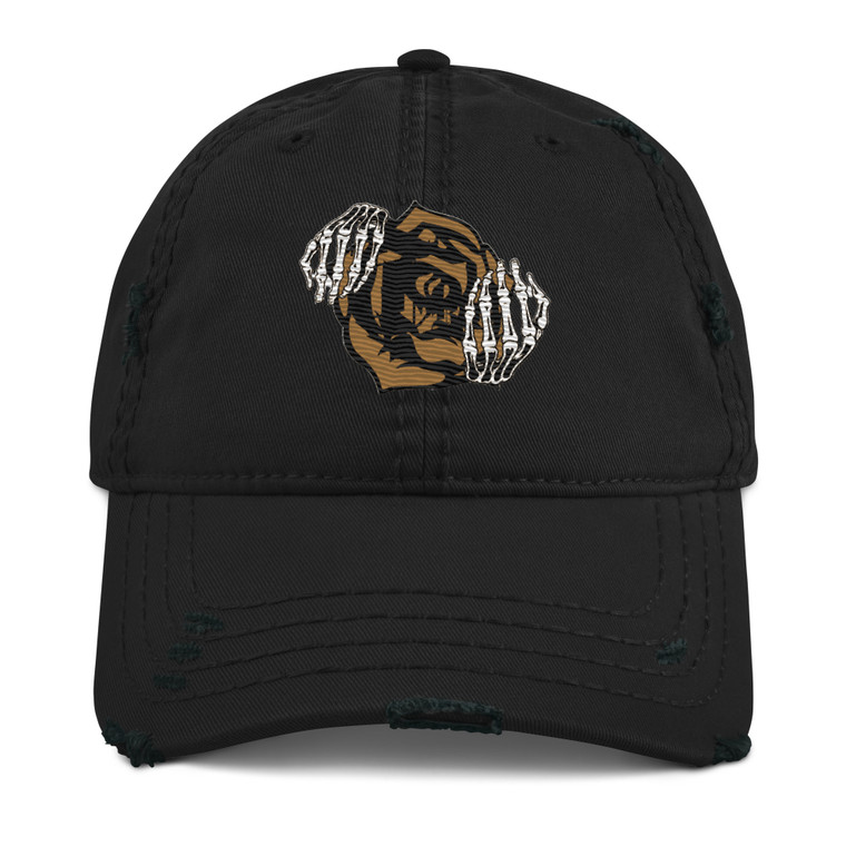  Withered Rose Distressed Hat
