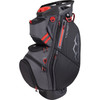 Sun Mountain 2025 C-130 Cart Bag w/ 14 Way Top  - Steel / Black / Red