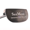 SeeMore Original FGP Mallet Black Nickel Putter 33" LH
