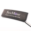 SeeMore Pure Center Blade Black Putter 33" RH