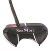 SeeMore Model T Black Nickel Double Bend Putter 35" RH