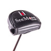 New SeeMore HT Mallet Matte Black CS Putter 35" RH +HC