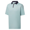 New Men's Footjoy Solid with Stripe Placket Polo Golf Shirt - Sage - XL