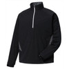 New Men's FootJoy HydroKnit Pullover Golf Outerwear - Black/Charcoal - 24789