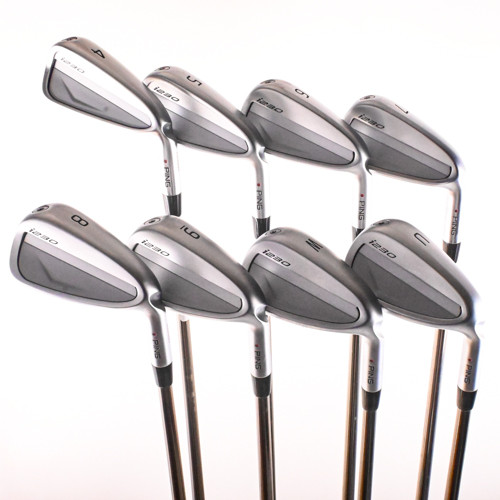 Ping I230 (Red Dot) Iron Set 4-PW,UW Recoil F4 Stiff Flex Graphite