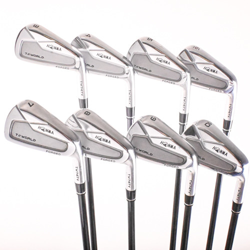 Honma TW747V Forged Iron Set 3-PW Stiff Flex Graphite RH (+1/2