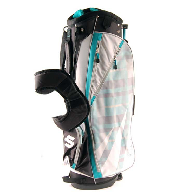New Strata Ultimate Stand Bag (Black White Green) Dallas 1