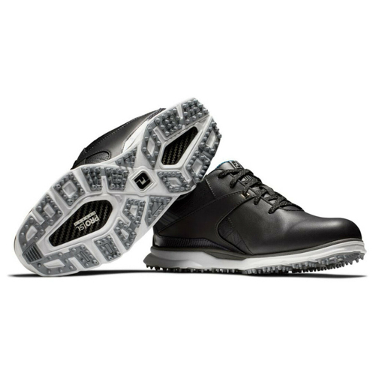 New Men's Footjoy Pro SL Carbon Golf Shoes - Black - 53108