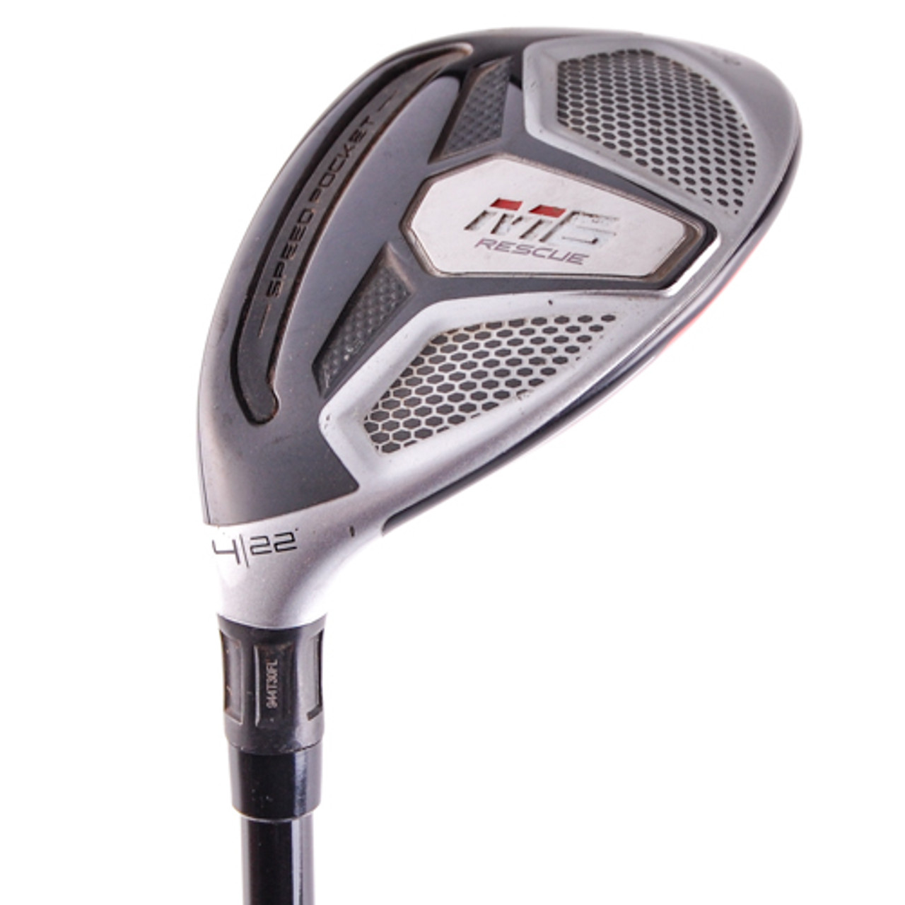 TaylorMade M6 Rescue Hybrid #4 22* Atmos 6 R-Flex Graphite LH